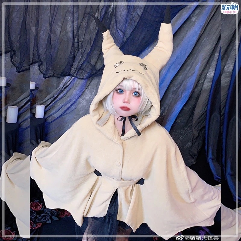 ハロウィンポケモン ミミッキュq 擬人化イーブイ ピカチュウ ピカチュウ マント ベール スカート