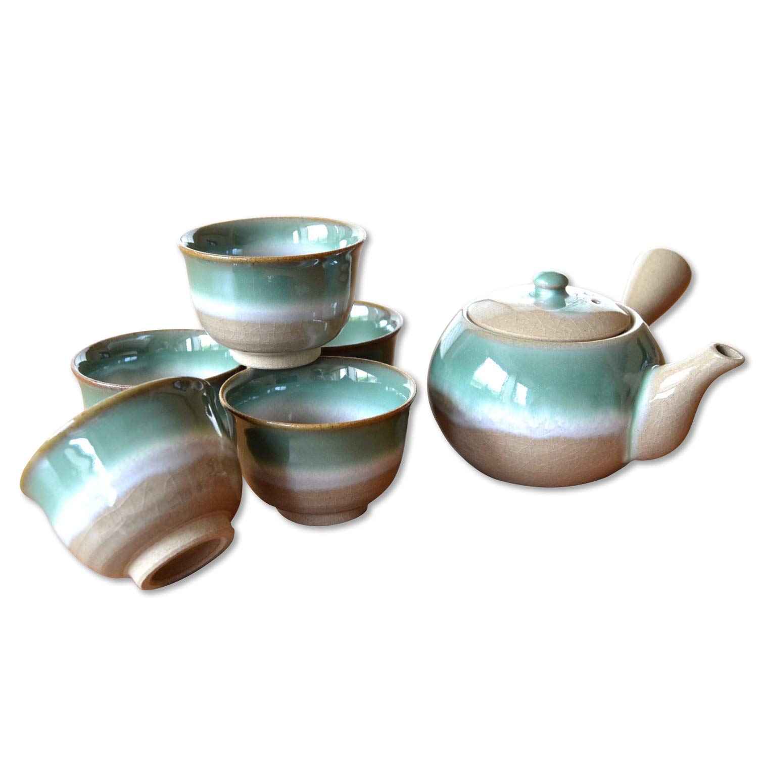 茶器セット 日本製 有田焼 日本茶 おしゃれ 晩秋 U急須茶器 陶器製