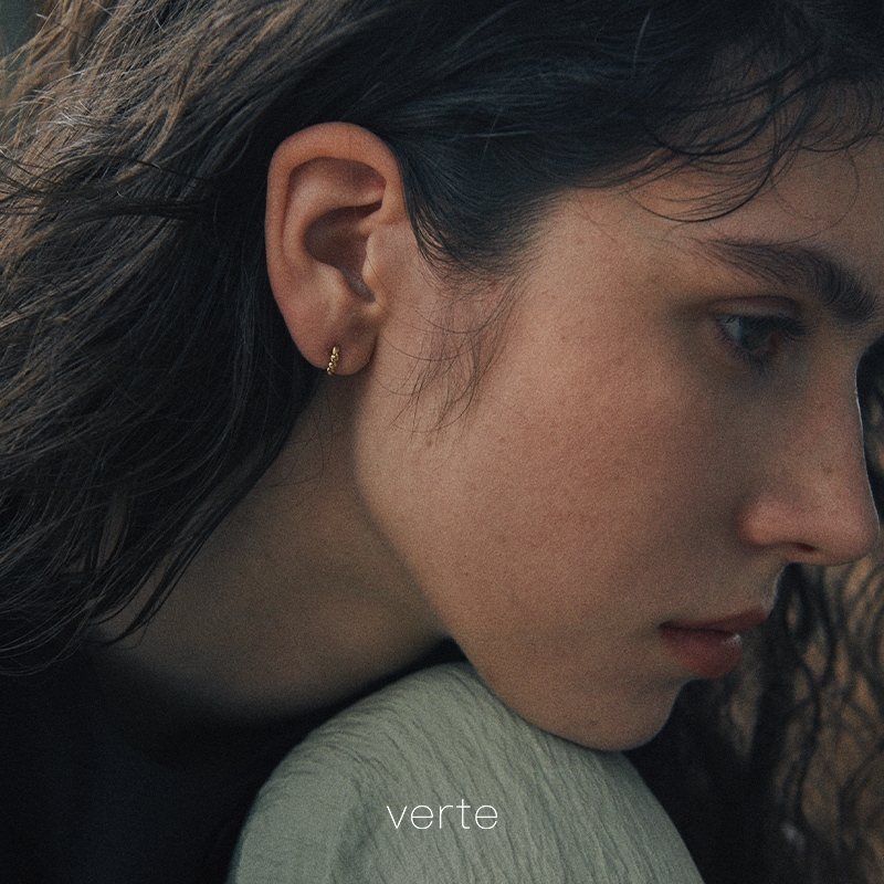 [925 silver] Deux.silver.196 / mini bout イヤリング (gold) 6,970円