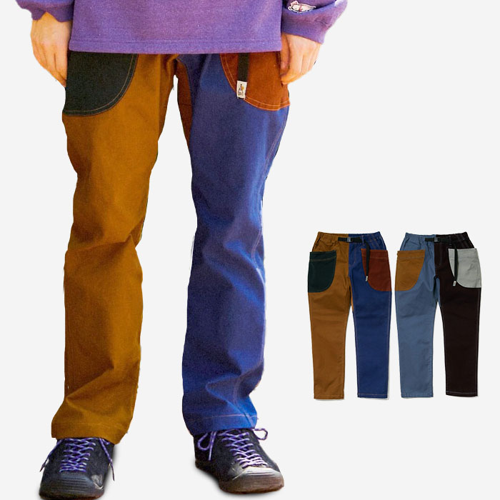 goslowcaravan ゴースローキャラバン ボトムス ロングパンツ ストレッチ キャンバス クレイジー 脇ポケ イージーパンツ メンズ レディース M L XL 330220
