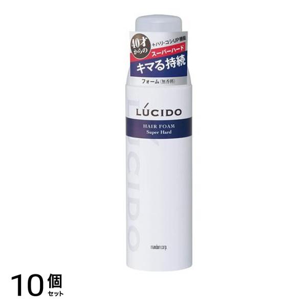 LUCIDO(ルシード) ヘアフォーム スーパーハード 185g 10個セット