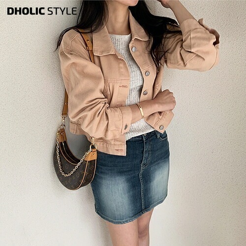 [メガ割りSALE]コットンカラーデニムジャケット・p636938 5,046円