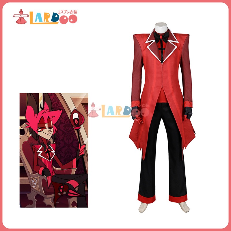 【工場直販 品質保証】 ハズビン ホテル Hazbin Hotel アラスター/Alastor スーツ コスチューム コスプレ衣装