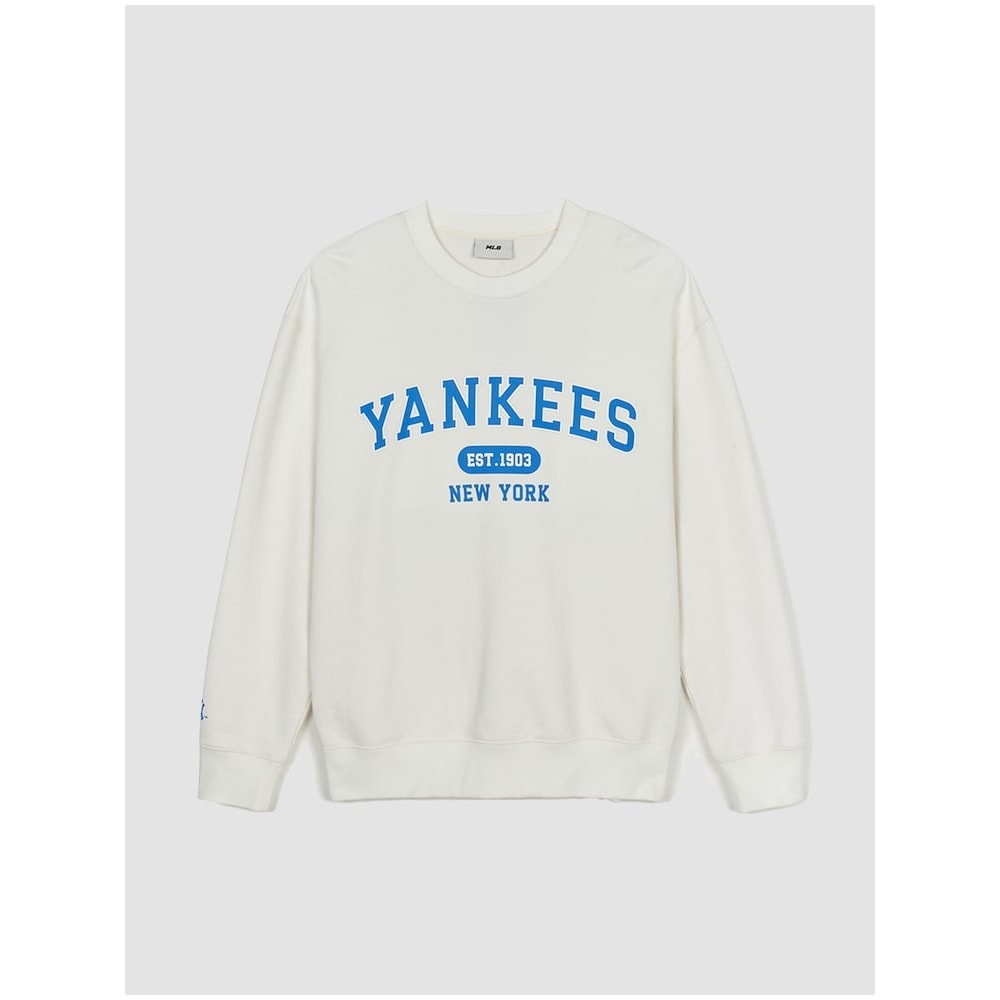 MLB バーシティオーバーフィットスウェットシャツ NY (クリーム) QHHC3AMTV9244-50CRS