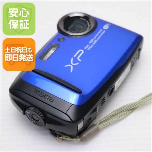 新品同様 FinePix XP90 ブルー コンデジ FUJIFILM 93