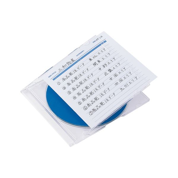 (まとめ)サンワサプライ 手書き用インデックスカード(つやなし・増量) JP-IND6N-50(×5セット)