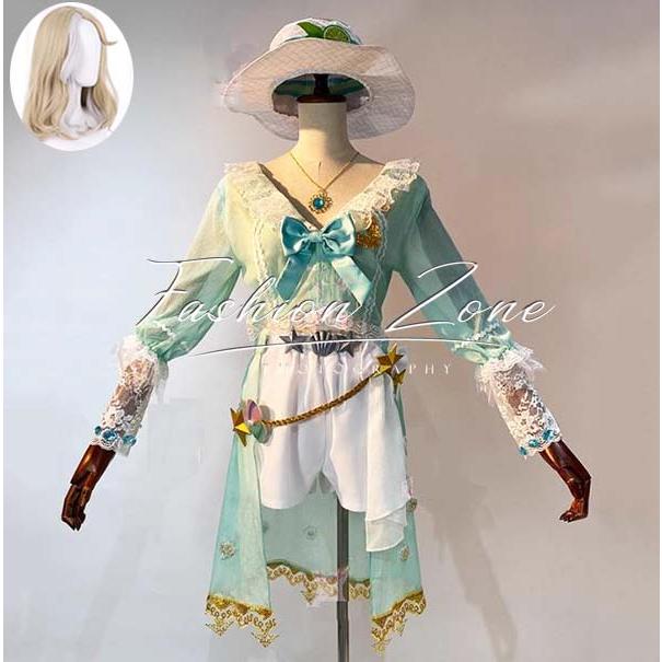IdentityV 第五人格 風 調酒師 バーメイド 海塩特調 コスプレ衣装 ウィッグ cosplay ハロウィン 演出服 変装