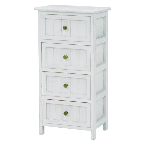 チェスト（アンティークホワイト） MCH-5374AW