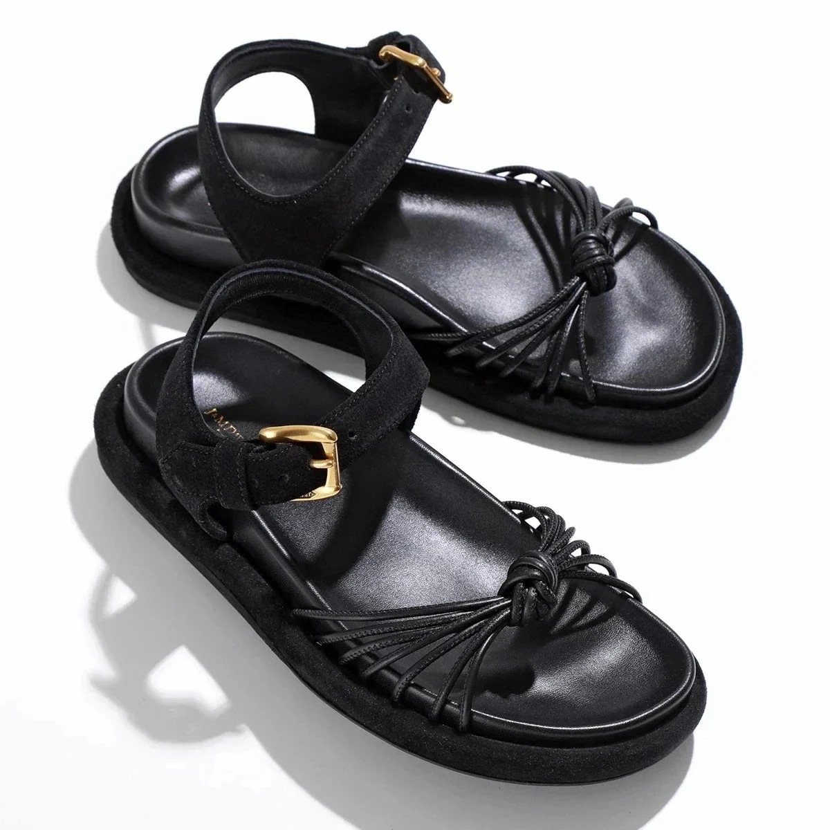 J&M DAVIDSON サンダル STRAPPY KNOTTED SANDAL ストラッピー ノット FSKS-0XX-NPSD レディース レザー ストラッ 25,833円