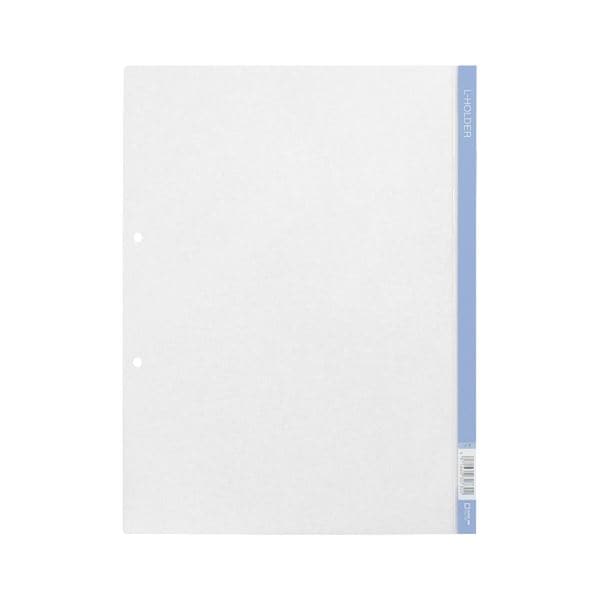 （まとめ） キングジム Lホルダー A4判タテ型・2穴 空 (×50セット)