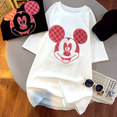 韓国ファッション半袖レディース ディズニー Tシャ...のサムネイル