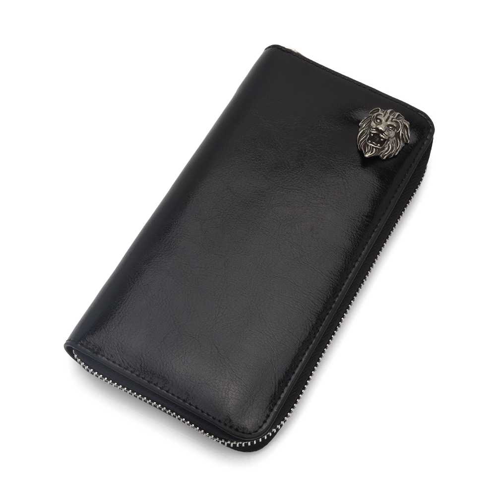 本革 長財布 ライオンコンチョ [l005]