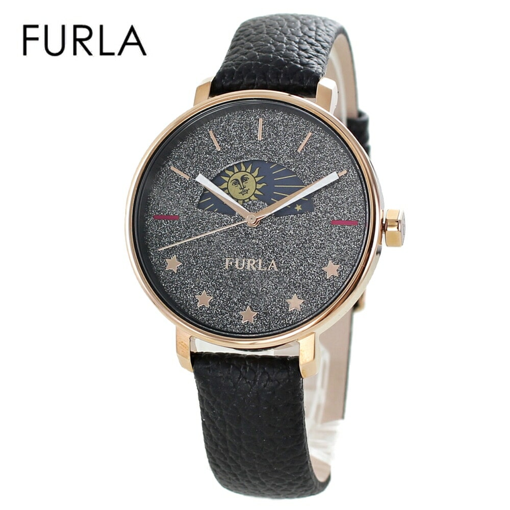 女性 プレゼント 誕生日 フルラ 腕時計 手表 レディース かわいい 20代 30代 おしゃれ ブランド アクセサリー ブラック レザーウォッチ 通勤 通学 仕事用 社会人 ギフト ポイント消化