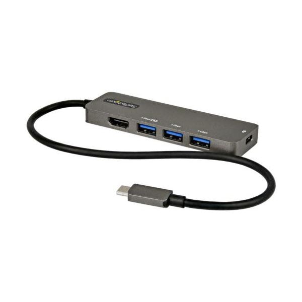 StarTech.com USB Type-Cマルチ変換アダプター USB-C-HDMI 4K60Hz/100W PDDKT30CHPD3 1台