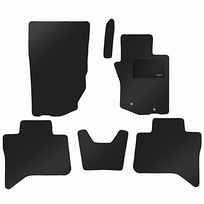 [防水マット]三菱 新型 トライトン LC系 フロアマット [カーボン柄]