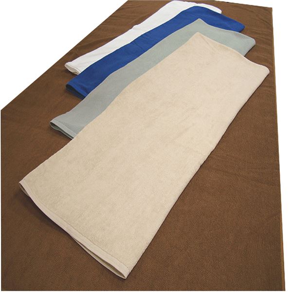 業務用 超大判バスタオル (レピア白 12枚セット) 100cm×200cm 綿100% 2000匁 レピア織 (美容院 整骨院)