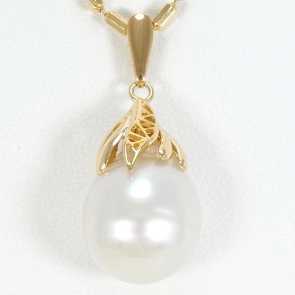 K18 18金 YG イエローゴールド ネックレス パール(真珠) 約45cm ジュエリー 中古 44,910円