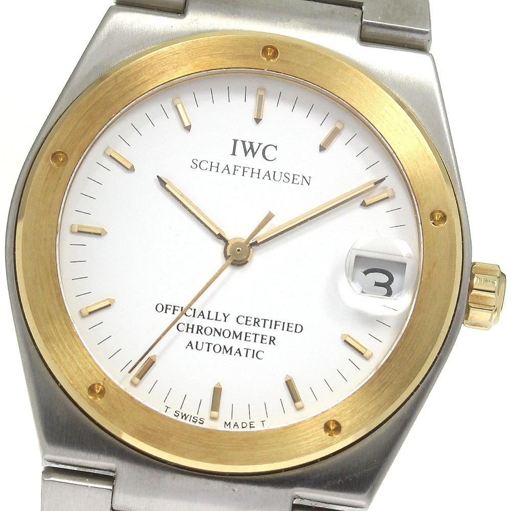 IWC SCHAFFHAUSEN IW352103 インジュニア YGベゼル デイト 自動巻き ボーイズ _823071【中古】