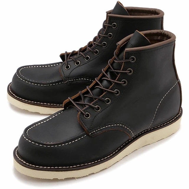 メンズ 6インチ クラシックモック [8849 ] 6-INCH CLASSIC MOC Dワイズ ワークブーツ モックトゥ red wing ブラックプレーリー 黒 ブラック系