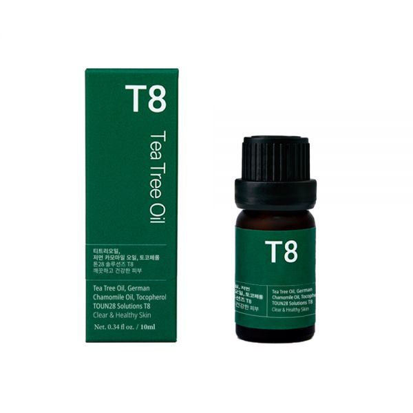 トーン28ソリューションズT8 100%ティーツリーオイル 肌鎮静 きれいで健康な肌集中ケア10ml