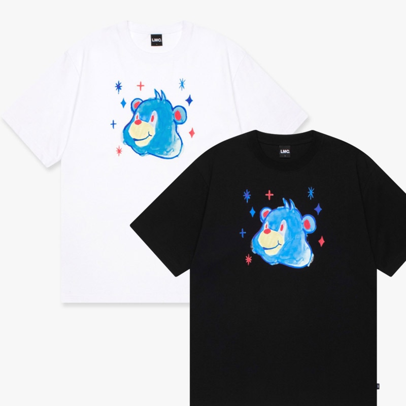 WATER COLOR BEAR HEAD lmc tシャツ