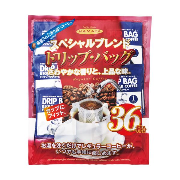 ハマヤ ドリップバッグスペシャルブレンド 8g 1セット(108袋:36袋x3パック)
