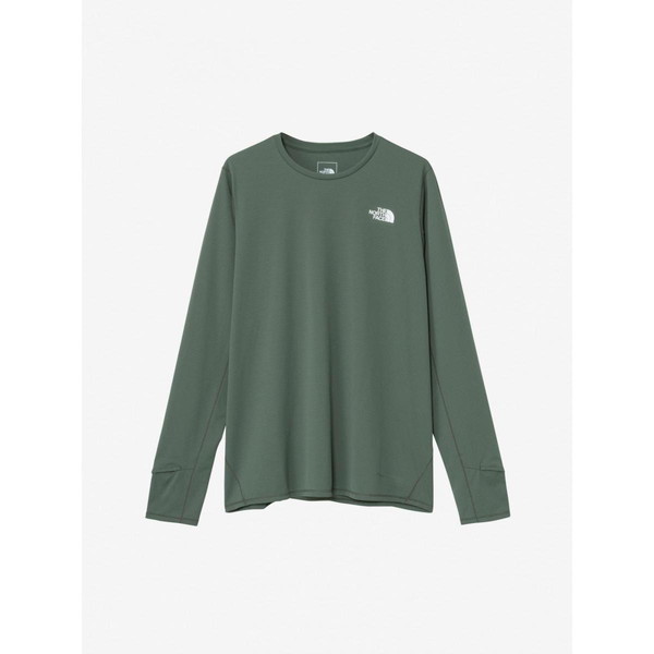 ザ・ノース・フェイス THE NORTH FACE ロングスリーブブリーズレンジランクルー レディース NTW12578-DG 長袖Tシャツ