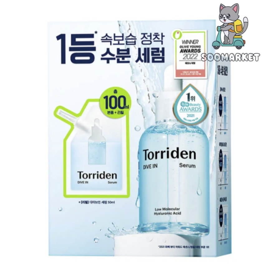 ダイブイン セラム 100ml+詰め替え用 50ml ＋ スージングクリーム 50ml ＋ バランスフル コントロール セラム 10ml ＋ マルチパッド 10枚入り