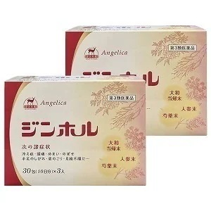 【第3類医薬品】 婦人薬ジンホル 30包(10日分)*3入り*2個セット