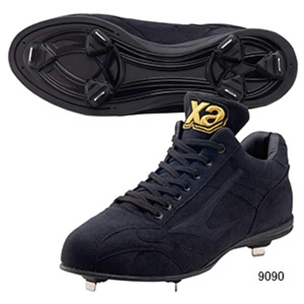 ザナックス トラストプロD　野球樹脂底スパイク 29.0cm ブラック×ブラック #BS-418DL-9090