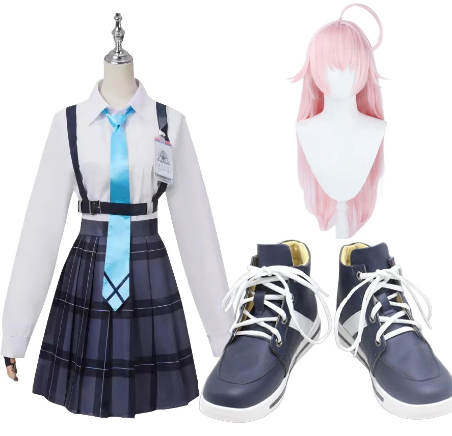 コスプレ衣小鳥遊ホシノルーアーカイブウィッグ靴付きイベントパーティー変演出服クリスマスパーティー