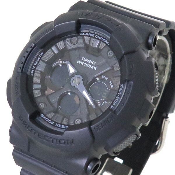 腕時計 レディース BA-130-1A Baby-G クォーツ ブラック