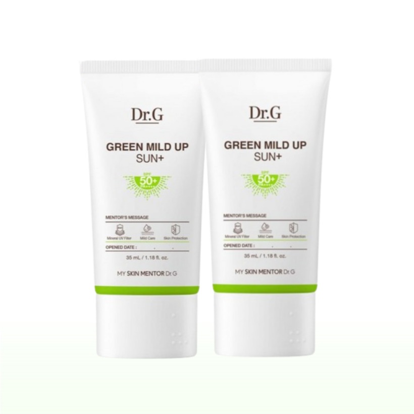 [1+1 マイルド 日焼け止め] 韓国人気 グリーン マイルド アップ サン プラス 35ml 2個 (SPF50+ PA++++) 日焼け止めクリーム サンクリーム / 韓国 サンクリーム おすすめ