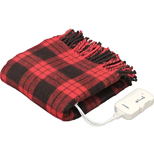 アイリスオーヤマ 電気毛布 敷き 洗える 80×120cm ダニ退治 シングル キャンプ 節電 省エネ 室温センサー機能 スライド温度調整 敷き毛布 防寒対策 暖房器具 ギフト ふわふわ ブ