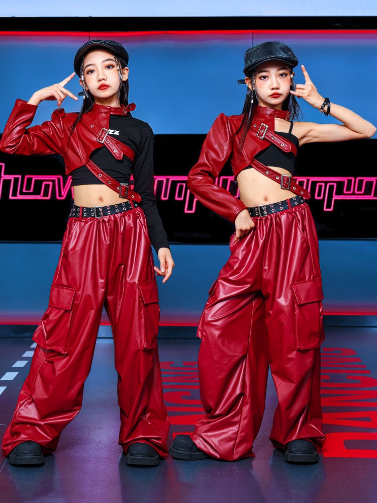 キッズダンス衣装 【短納期】ストリートダンス/ジャズ /ヒップホップ風 男の子子供の日コスチューム セットアップ ジュニア ファッションセット 演奏会 応援団 4