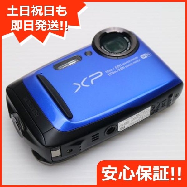 超美品 FinePix XP90 ブルー コンデジ FUJIFILM 35