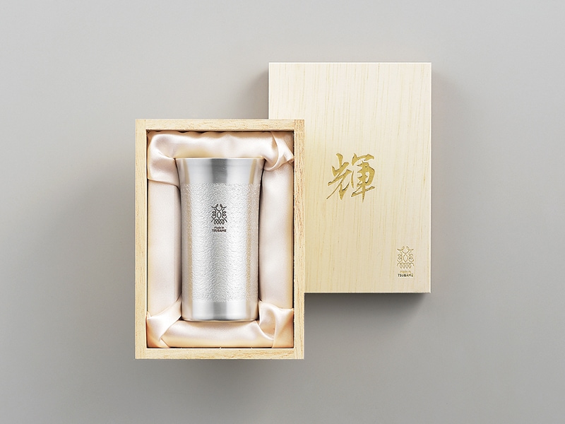 「輝」純銅ひとくちタンブラー（銀仕上げ）