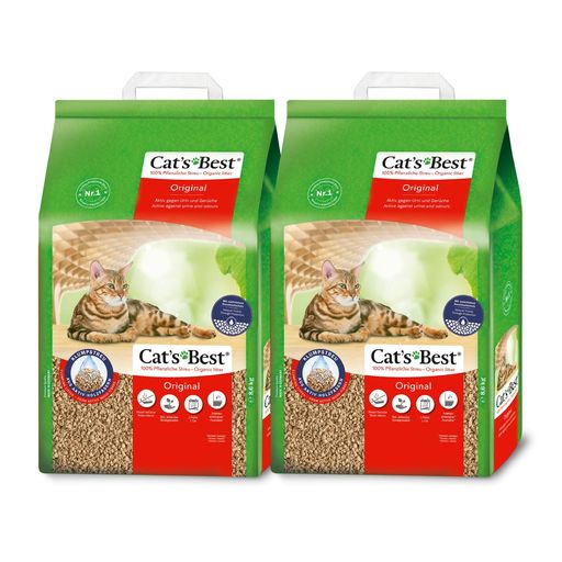 CAT’S BEST キャッツベスト オリジナル 20L × 2袋 猫砂 20L×2袋 (ケース販売)