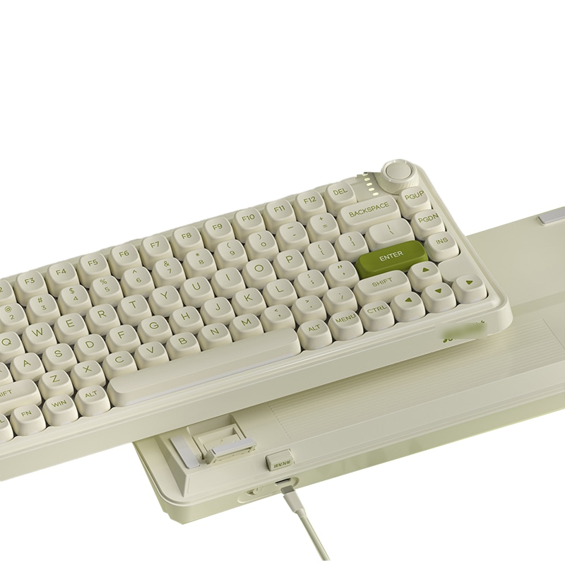 小方糖z82pro 三モードメカニカルキーボードワイヤレスBluetooth女性向けオフィス用静音かわいいホットスワップ対応