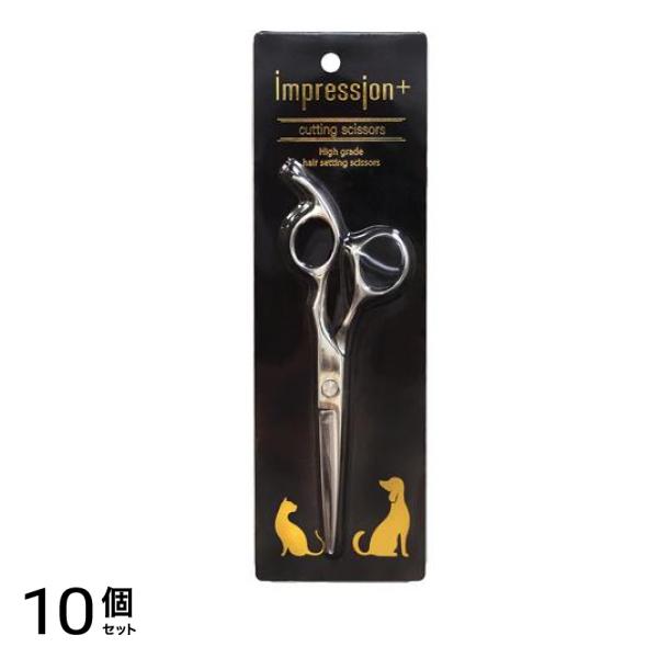 スーパーキャット 犬猫用 インプレッションプラス カットバサミ IP-100 1本入 10個セット