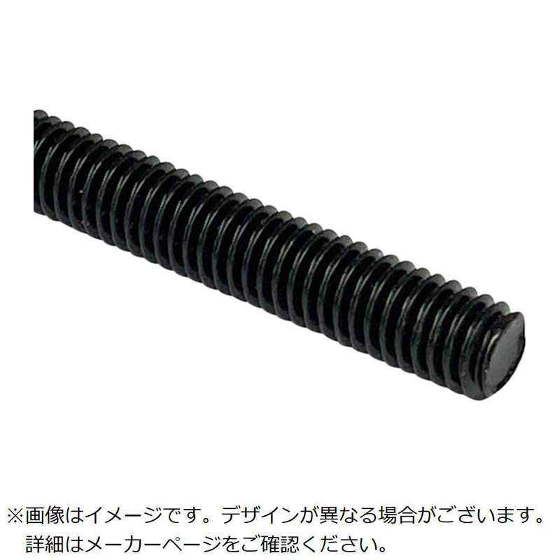 ダイドーハント　カラー寸切ボルト 黒 W3/8×1000mm (50本入)　10195661