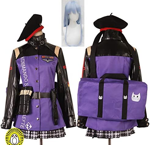 ドールズフロントラインHK416ココスプレ衣装 グウィッグ付
