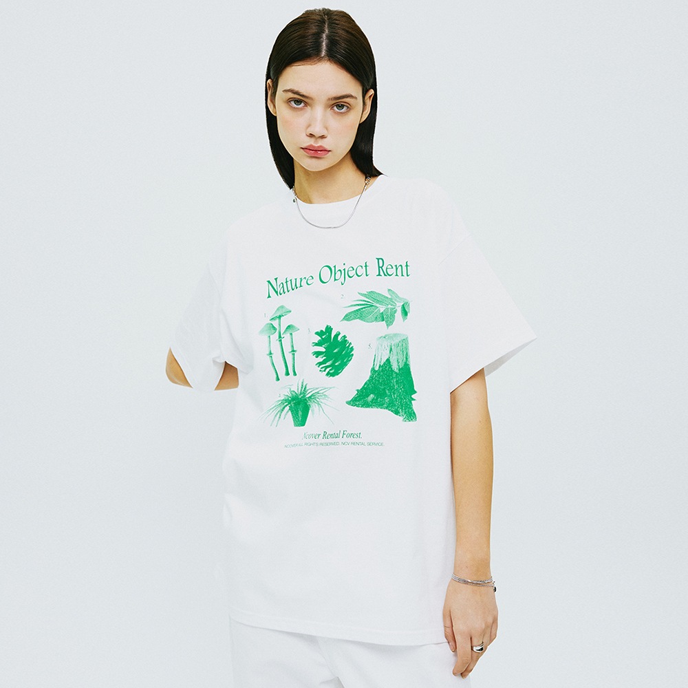NATURE OBJECT TSHIRT-WHITE