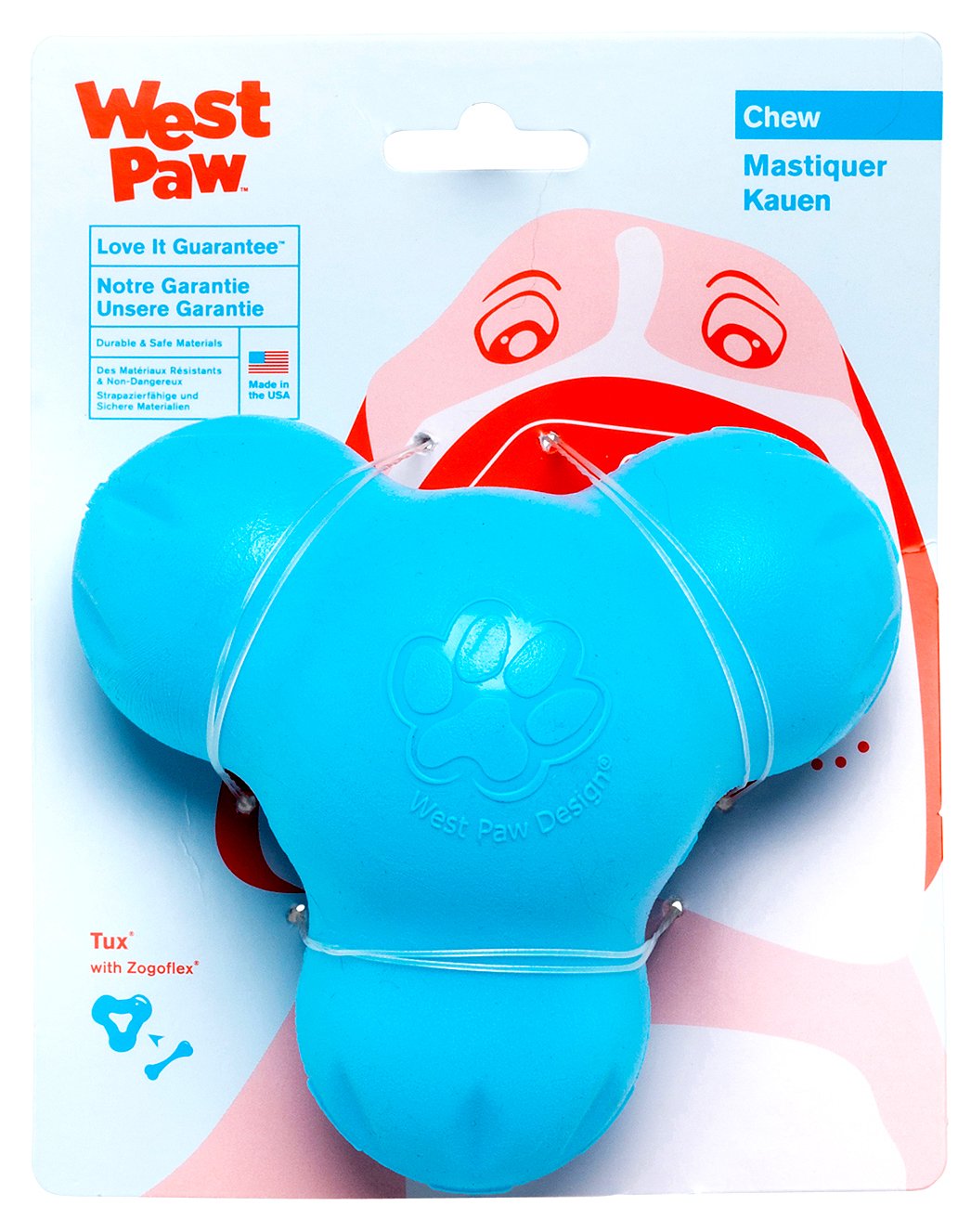 West Paw ゾゴフレックス タックス (S, アクアブルー)