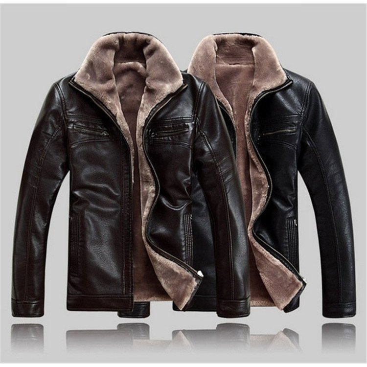 防寒防風革ジャケット　メンズファッション　合成革ジャケット　バイクジャケット　フェイクレザー　PUレ