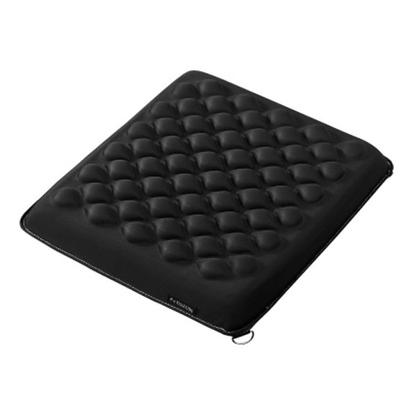 ずっと座りたいクッション ゲル＆低反発/幅470×奥行420×高さ55mm/ブラック BC-80G-BK