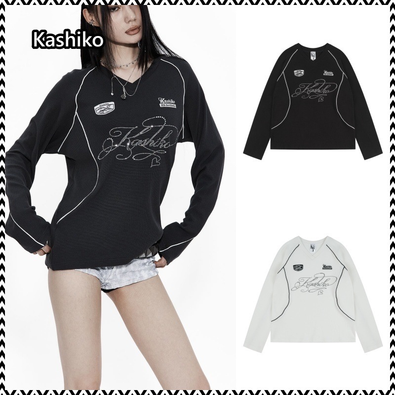 Kashiko Waffle Rugby Tee