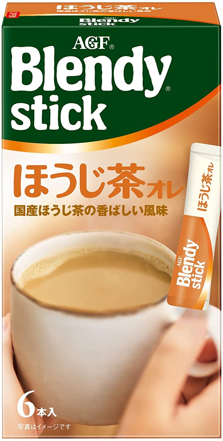 おすすめ 6本 ほうじ茶オレ ブレンディスティック AGF 6箱 】 お茶 スティック 【 緑茶 - flaviogimenis.com.br