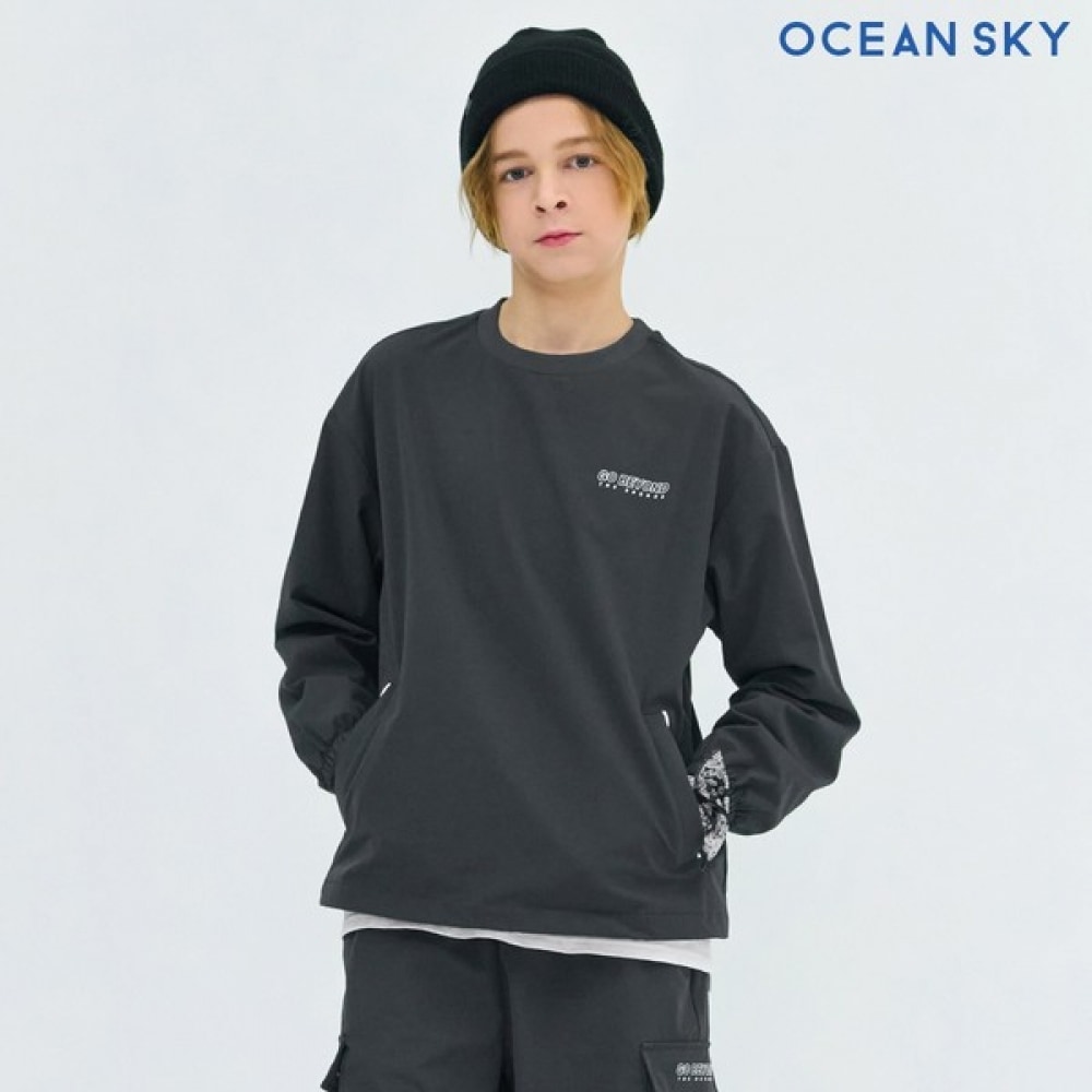 オーシャンスカイ 男の子 ストレッチ グラフィック Tシャツ DEJB5103B09