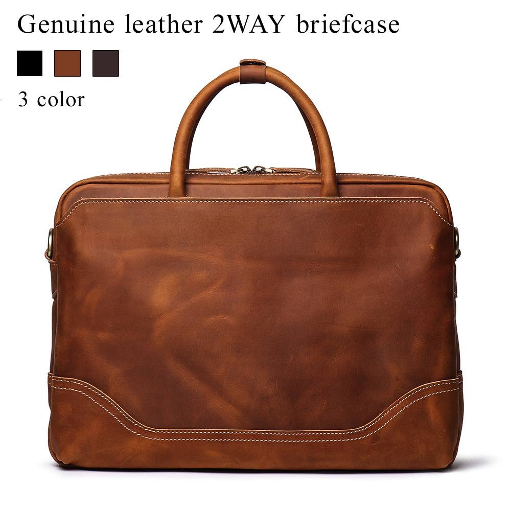 ビジネスバッグ メンズ 本革2wayブリーフケース 軽量 革 夏 3WAY 通学 革 安い A4 おしゃれ トートバッグ 30代 ショルダーバッグ ハイ バッグ 15インチ ブランド 小さい 本革 ノ